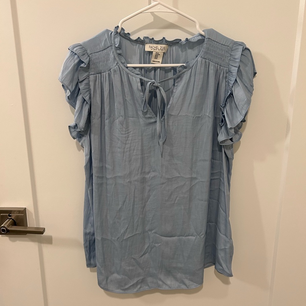 Rachel Zoe Blue Blouse